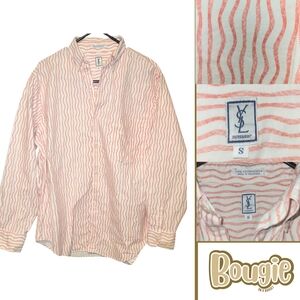 Yves Saint Laurent (YSL) Men’s Button-Down Shirt – 100% Cotton – Small - Vintage